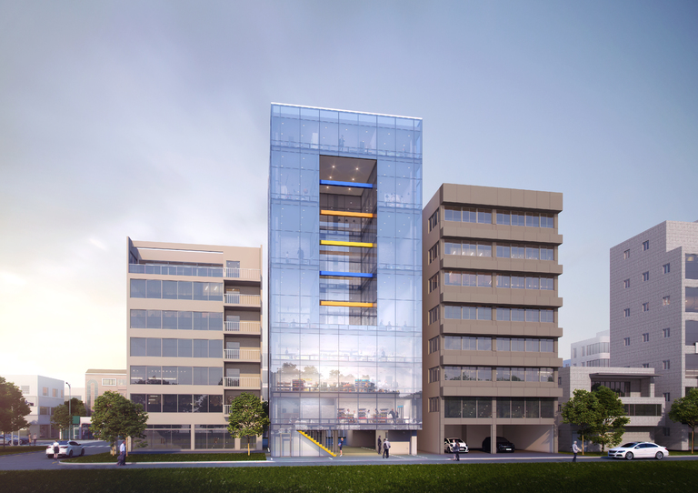 송정 빌딩 증축